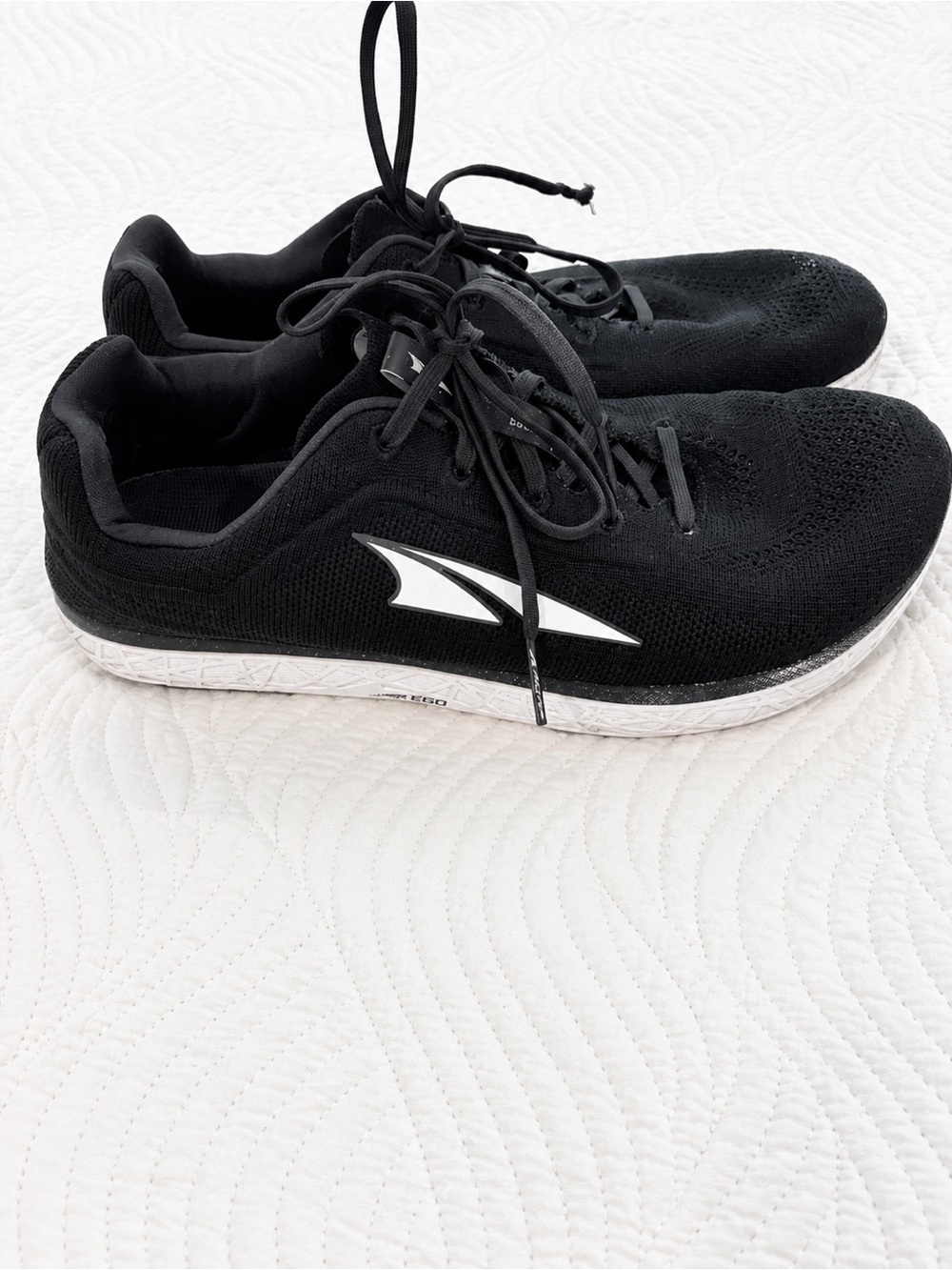 Altra Men's Black Athletic Running Shoes with White Logo